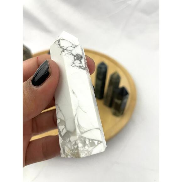 2LB Natural Quartz Stone Obelisk Tower Point Polished Crystal Mixed Lot 12x - Picture 15 of 16